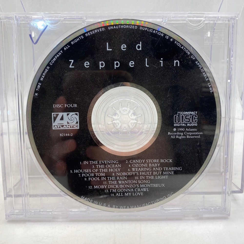 Led‎ Zeppelin Disc Four CD 1990 Atlantic 82144-2 Replacement Disc Only